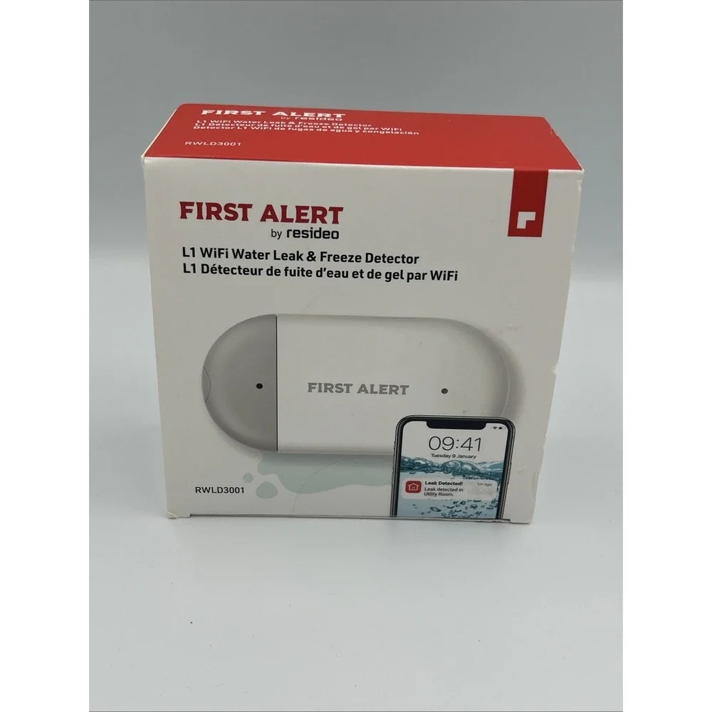 First Alert L1 Wifi Leak and Freeze Detector RWLD3001